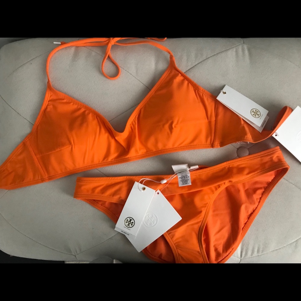 Tory Burch classic orange bikini